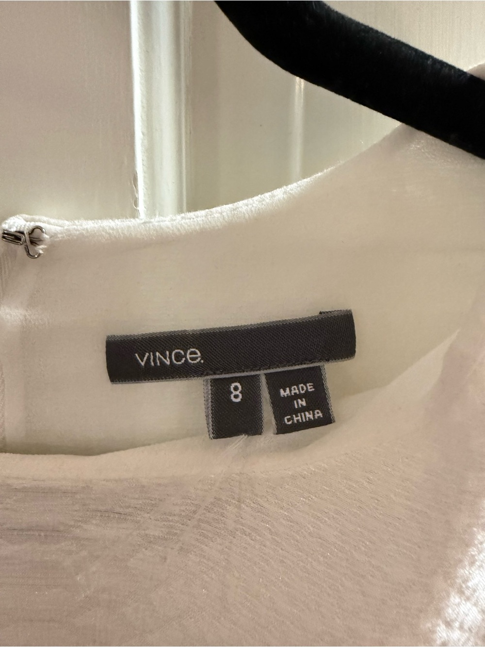 Vince Textured White Mini Dress - Picture 4 of 5